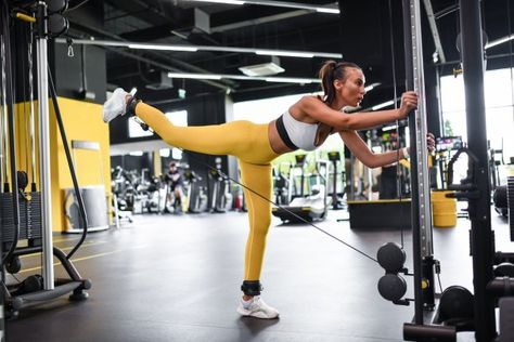 8 Glutes Exercises You Can (and Should!) Do on the Cable Machine Cable Machine Workout, Glute Workout Routine, Glute Exercise, Fitness Accountability, Glutes Exercises, Glute Workout Women, Group Fitness Instructor, Cable Workout, Muscle Definition