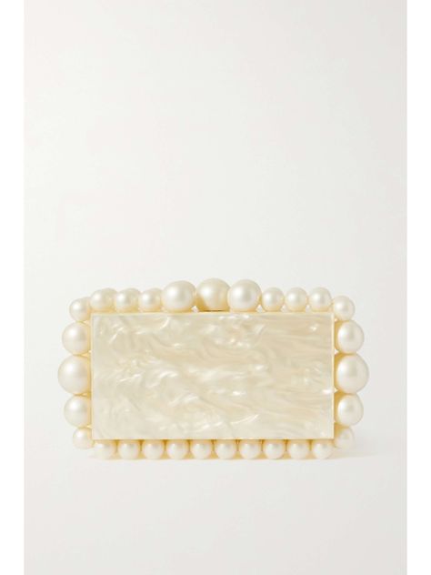 Shop CULT GAIA Eos beaded marbled acrylic clutch, Explore the latest CULT GAIA women's collection today on NET A PORTER Cult Gaia Bag, Moving Eyes, Acrylic Clutch, Micro Bag, Box Clutch, Chunky Beads, Beaded Clutch, Cult Gaia, Phone Card