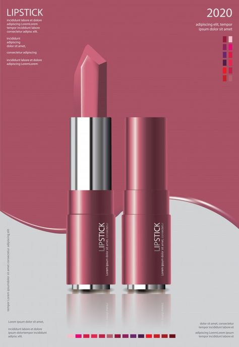 Poster Cosmetic, Makeup Advertisement, Packaging Advertising, Makeup Poster, Lipstick Ad, Cosmetics Advertising, Instagram Branding Design, Makeup Ads, Cosmetics Banner