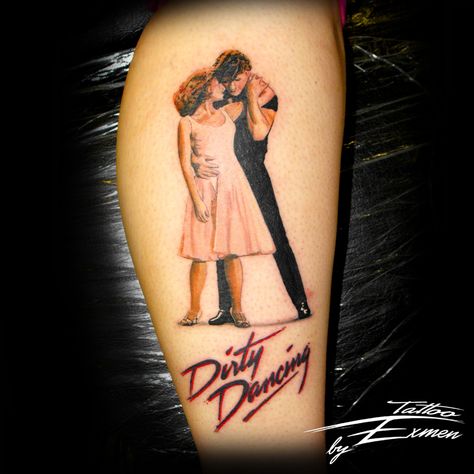 Dirty Dancing Tattoo Ideas, Dancing Tattoo Ideas, Dirty Dancing Tattoo, Dancing Tattoo, Dirty Dancing Movie, Left Arm Tattoos, Movie Tattoos, Dirty Dancing, Deathly Hallows Tattoo