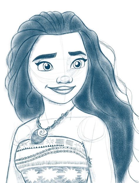 ArtStation - Disney Princess Sketches, Nikki Larson Moana Sketches, Moana Drawing, Disney Princess Sketches, Princess Sketches, Disney Character Drawings, Easy Disney Drawings, Disney Drawings Sketches, Disney Paintings, Prințese Disney