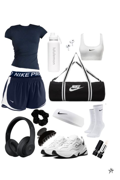 ౨ৎ sporty nike outfits ideas / inspo Sports Inspired Outfits, Sporty Nike Outfits, Nike Fits Aesthetic, Nike Inspo Outfit, Sport Outfits Ideas, Athletic Girl Outfit, Cute Soccer Practice Outfits, Volleyball Outfits Ideas, Track Tryouts Outfits