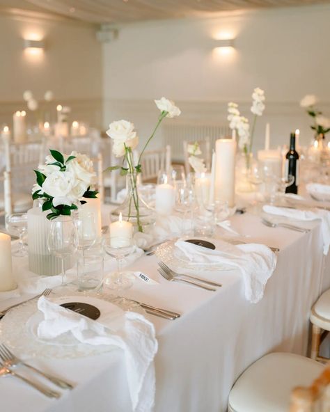 Modern classic styling ✨ Candlelight, texture and fleur's✨ Simple yet thought over design touches ✨ T & T's wedding was beyond beautiful 🤍 Venue @iscoydpark Photography @tobiahtayophotography Stationery @littlepapershopdesigns Flowers & styling by me! #iscoydwedding #iscoydpark #classicweddingvibes #classicalwedding #modernweddings #weddinginsp #whiteweddingflowers #weddingtables #weddingtabledetails #weddingdetail Wedding Table Details, White Wedding Flowers, Flower Fashion, Wedding Classic, Modern Classic, Wedding Modern, Wedding Table, Wedding Details, Stationery