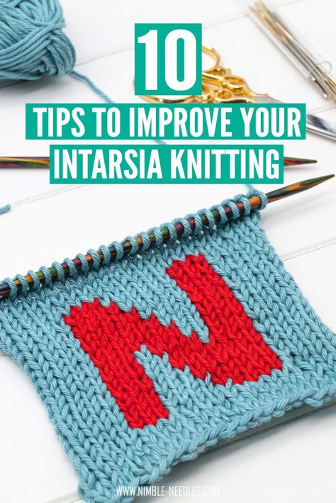 10 important tips and tricks to improve your intarsia knitting. These are some time-proven advanced intarsia knitting tips that served me well over the past years. It's easy to mess up an intarsia pattern, but with some careful planning it will turn out stunning.  #knitting #knit #knittingpattern #diy Intarsia Knitting Charts, Chunky Crochet Blanket Pattern, Crochet Knit Blanket, Intarsia Knitting, Intarsia Patterns, Knitting Help, Chunky Crochet Blanket, Blanket Ideas, Colorwork Knitting