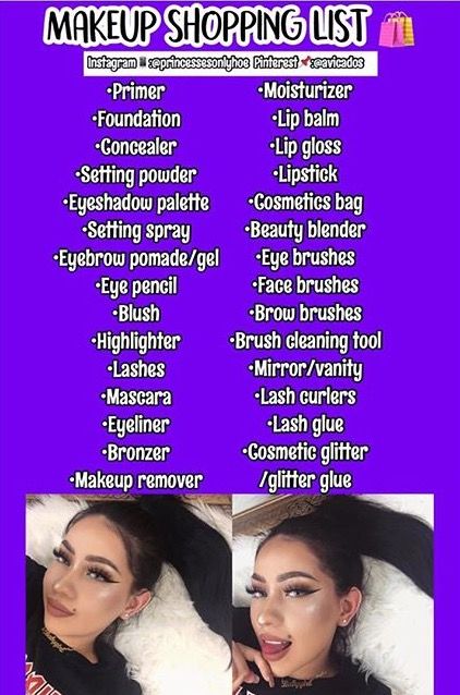 makeup essentials Makeup Shopping List, Makeup Shopping, Makeup List, Baddie Tips, Makeup Tips For Beginners, Glow Up Tips, Girl Tips, Eye Brushes, Makeup For Beginners