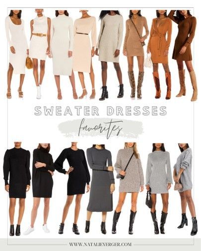 Sweater Dress Ideas, Transition To Fall Outfits, Sweater Dress Outfits, Fall Party Outfit, Winter Dresses With Boots, Sweater Dress Outfit Winter, Sweater Dress Leggings, Sweater Dress Boots, Sweater Over Dress