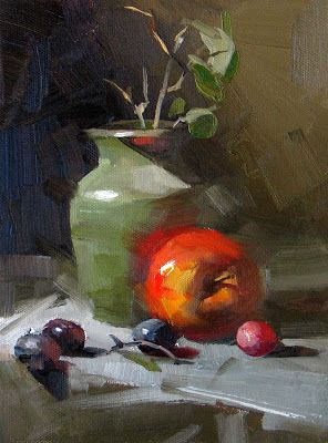 qiang-huang, a daily painter: October 2007 Qiang Huang, Kunst Inspo, Oil Painting Inspiration, Daily Painters, Texas Artist, Still Life Fruit, Food Painting, Life Paintings, Seni Cat Air