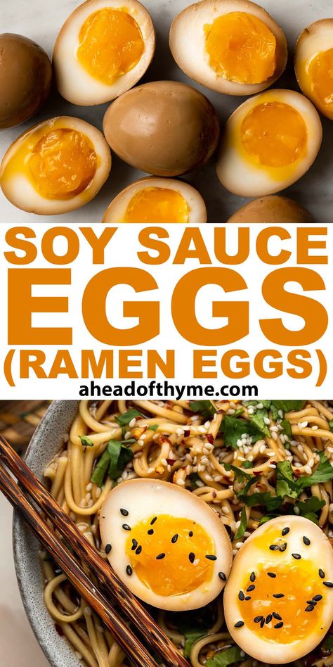 Asian Egg Recipe, Ramen Egg Recipe, Ramen Eggs, Soy Sauce Eggs, Boiled Egg Recipes, Ramen Egg, Liver Care, Pickled Eggs, Soy Recipes