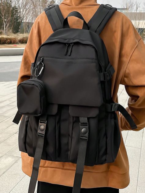 Aesthetic Sling Bag, Hiphop Streetwear, Black School Bags, Stylish School Bags, Aesthetic Backpack, Kawaii Bags, School Tote, Fantasy Dresses, Bag Essentials