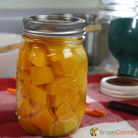 Learn How to Can Butternut Squash/ Easy Pressure Canning  - SimplyCanning Can Butternut Squash, Canning Butternut Squash, Canning Squash, Canned Squash, Pressure Canning Recipes, Low Acid Recipes, Home Canning Recipes, Canning Vegetables, No Egg Cookies