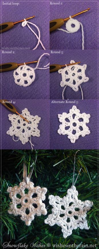 Free Crochet Snowflake Patterns, Crochet Snowflake, Snowflake Patterns, Crochet Snowflake Pattern, Confection Au Crochet, Crochet Xmas, Crochet Christmas Decorations, Crochet Ornaments, Crochet Snowflakes