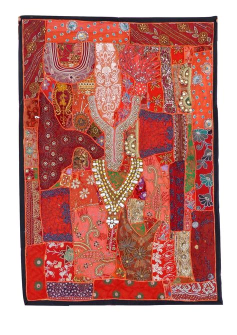 Asian Tapestry, African Tapestry, Quilted Tapestry, Old India, Hippie Tapestries, Beaded Tapestry, Wall Hanging Indian, Handmade Tapestry, Indian Patchwork