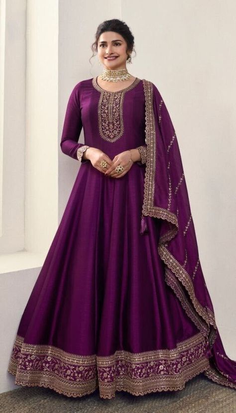 Elevate your style with these stunning Indian Ethnic Gowns in Wine color 🌟 Perfect for weddings, parties, and special occasions! Available in sizes S, M, L, XL. #BollywoodFashion #AnarkaliDress #PartyWear 🛍️✨ #eBay #eBayStore #eBaySeller #India #Anarkali #Doesnotapply #Wine #BridalGallery #Women #SilkGeorgette https://ebay.us/SJL0tv Gown Pakistani, Pakistani Gown, Flared Anarkali, Lehenga Choli Designs, Prachi Desai, Georgette Anarkali, Silk Anarkali, Designer Salwar Kameez, Gown With Dupatta