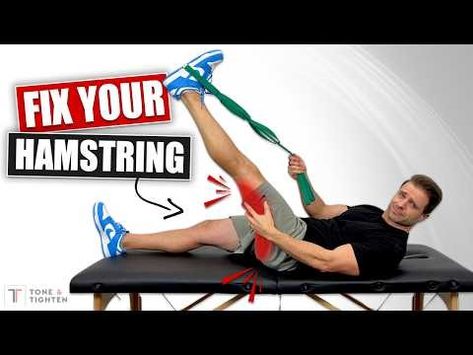 (11) Fix Your Hamstrings! Stretches & Exercises For Tight, Painful Hamstrings - YouTube Hamstring Stretches Increase Flexibility, Best Hamstring Stretches, Torn Hamstring, Stretches Exercises, Hamstring Muscles, Hamstring Workout, Hamstring Stretch, Health Exercise, Increase Flexibility