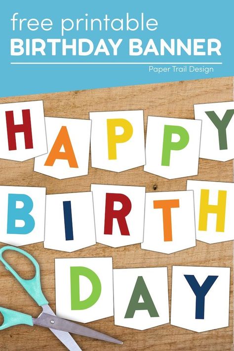 Birthday Banner Templates Free Printable, Rainbow Birthday Banner Free Printable, Happy Birthday Letters Printable Free, Printable Happy Birthday Banner Letters, Diy Happy Birthday Sign, Happy Birthday Sign Printable, Diy Happy Birthday Banner, Free Printable Birthday Banner, Happy Birthday Banner Printable Free