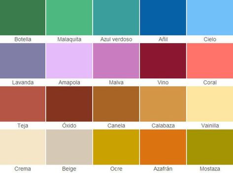 Carta de colores fachadas coloniales #diseñosdecasascoloniales Room Color Design, Exterior Paint Combinations, Home Exterior Paint, Mexican Interior Design, Basement Paint Colors, Mexican Colors, Gym Wall Decor, Diy Home Gym, Basement Inspiration