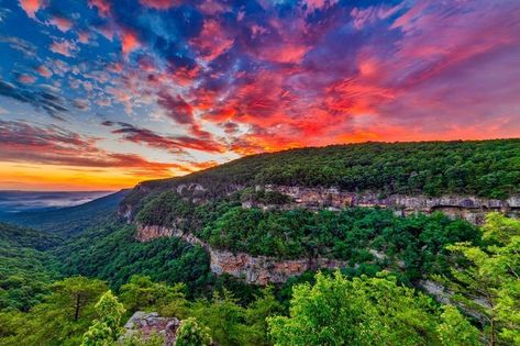 Seriously, the park is absolutely incredible! You won't find many places that are more beautiful, no matter what time of year it is. Sunrise Scenery, Cloudland Canyon, Amicalola Falls, Little Cabin, Couple Getaway, Cross Stitches, Vacation Home Rentals, Local Travel, Best Vacations