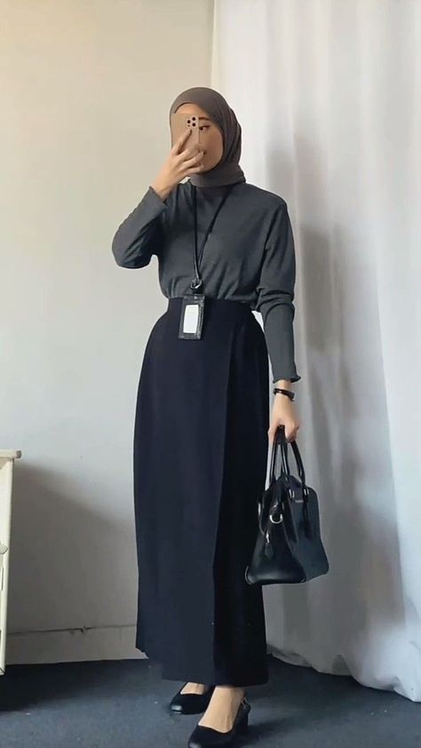 Office Outfits Women Hijab, Modest Work Outfits, Office Outfits Women Casual, Rok Outfit, Estilo Hijab, Casual Work Outfits Women, Look Office, Office Casual Outfit, Hijab Style Casual