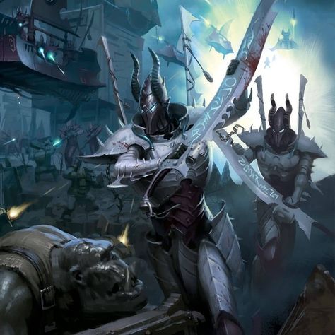 Art of Warhammer on Instagram: “The Drukhari or "Dark Ones" in the Aeldari Lexicon, also known to outsiders as the Dark Eldar, are the forsaken and corrupt Aeldari kindred…” Warhammer 40k Dark Eldar, Eldar 40k, Warhammer Eldar, Dark Eldar, Warhammer Paint, Fantasy Heroes, Warhammer 40k Art, Super Dark, Age Of Sigmar