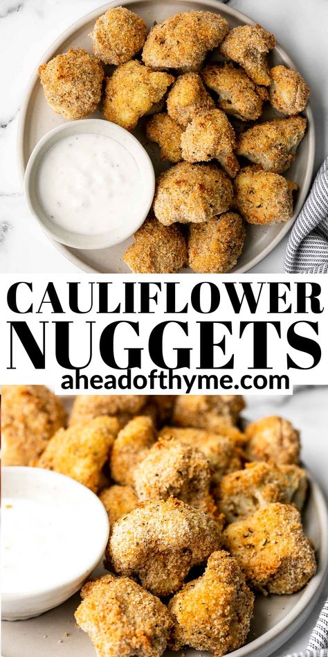 Baked Cauliflower Bites, Cauliflower Nuggets, Cauliflower Bread, Gluten Free Cereal, Bite Size Appetizers, Vegetable Side Dishes Recipes, Healthy Baked, Cauliflower Bites, Baked Cauliflower