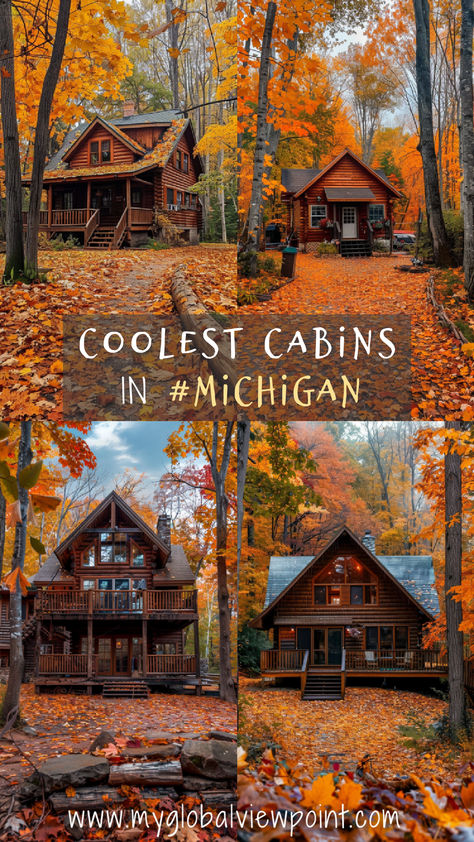 Beautiful Michigan cabins in the woods and mountains Michigan Cabin Rentals, Michigan Winter Getaways, Michigan Airbnb, Michigan Cabin, Ironwood Michigan, Michigan Lake House, Michigan Christmas, Cheap Cabins, Upper Michigan