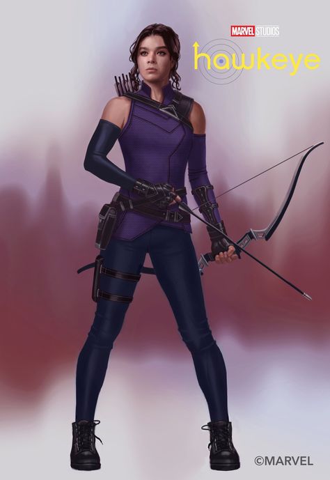 DiscussingFilm on Twitter: "Early concept art of Hailee Steinfeld’s Kate Bishop in ‘HAWKEYE’. (Source: andyparkart/ig)… " Hawkeye Costume, Hawkeye Comic, Kate Bishop Hawkeye, Marvel Concept Art, Marvel Hawkeye, Karakter Marvel, The New Mutants, Andy Park, Young Avengers