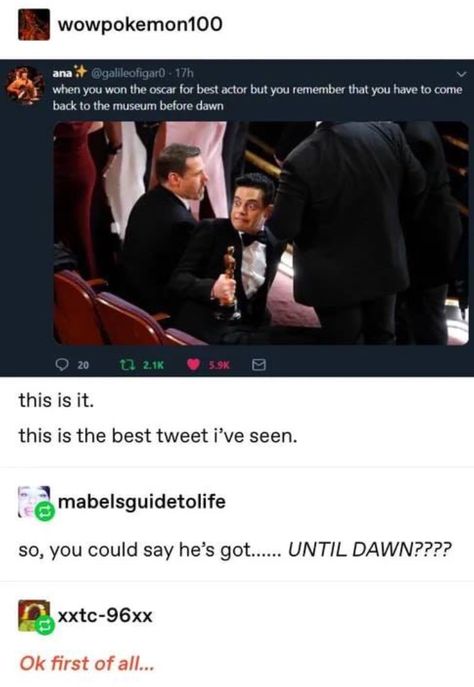 Natm Jedtavius, Larry X Ahkmenrah, God Ideas, Funny Quotes For Kids, Funny Jokes For Kids, Night At The Museum, Rami Malek, Funny Tumblr Posts, Jokes For Kids