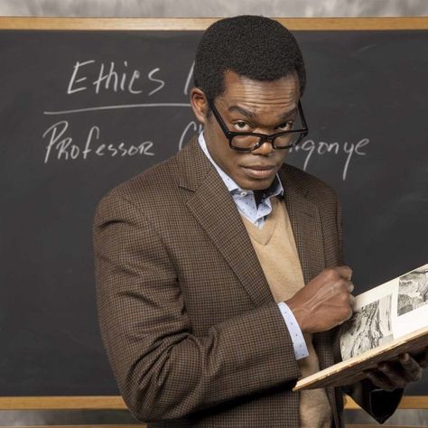 'A Chidi for All Seasons': How 'The Good Place' gave fans one last gift - Film Daily The Good Place Chidi, Chidi Anagonye, Vampire Shows, Man Crush Monday, Weird Gifts, Custom Calendar, Dad Fashion, Tv Times, Perfect Date