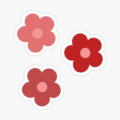 Get my art printed on awesome products. Support me at Redbubble #RBandME: https://www.redbubble.com/i/sticker/Red-Flowers-by-maddiejohnsonr/124629977.EJUG5?asc=u Red Aesthetic Printable, Red Cute Stickers, Pink And Red Stickers, Red Scrapbook Stickers, Red Stickers Printable, Aesthetic Red Stickers, Red Stickers Aesthetic Printable, Red Stickers Aesthetic, Red Flowers Drawing