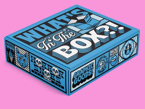 Teepublic Retention Box by Brethren Design Co on Dribbble Design Kaos, Weekly Inspiration, Creative Box, Branding Design Packaging, Mailer Box, Design Fields, 3d Studio, Box Packaging Design, Learning Design