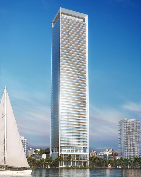 Miami Building, Miami Condo, Residential Tower, Miami Real Estate, Downtown Miami, High Rise Building, Miami Design, Brand Building, Futuristic Architecture