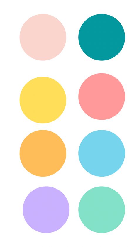 Groovy Color Pallete, Popsicle Color Palette, Summer Colour Scheme, Vsco Colors Palette, Bright Color Pallete Aesthetic, Whimsical Color Palette Colour Schemes, Bright Summer Palette, Bright Pastel Colour Palette, Preppy Color Scheme