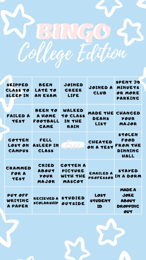 bingo college edition This Or That College Edition, College Club Recruitment Ideas, Ice Breaker Games College Students, College Group Activities, College Club Activities Ideas, College Activities Ideas, Fun Sorority Activities, College Welcome Week Ideas, Ra Social Programs Activities