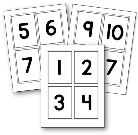 5 ways to use number cards with preschoolers - The Measured Mom The Measured Mom Free Printables, Number Cards 1-10 Printable Free, Number Cards 1-20 Free Printable, Preschool Number Cards, The Measured Mom, Measured Mom, Free Printable Numbers, Cue Cards, Daily Math