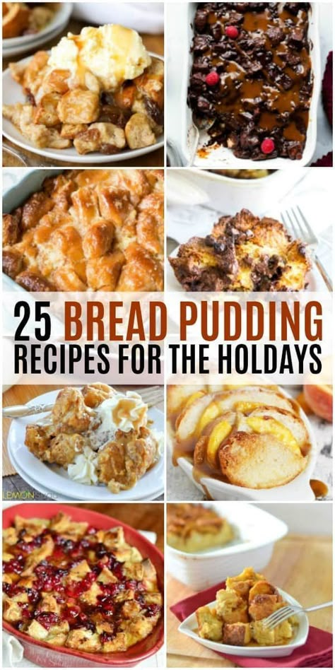 Recipes For Bread Pudding, Bread Pudding Dessert, Recipes For Bread, Best Bread Pudding Recipe, Recipes For The Holidays, Christmas Pudding Recipes, Puding Roti, Old Fashioned Bread Pudding, Dessert Halloween