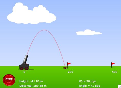 Projectile Motion, Projectile Motion Simulation Projectile Motion Examples, Motion Physics, Projectile Motion, Plane Games, Airplane Games, Microsoft Flight Simulator, Kids Science, Teaching High School, Flight Simulator