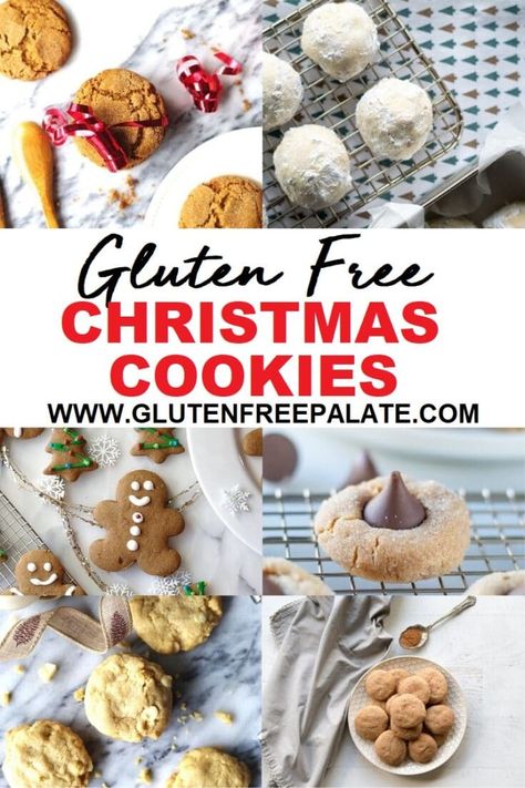 Best Gluten-Free Christmas Cookies! From Gluten-Free Gingerbread Cookies to Gluten-Free Snowball Cookies, we’ve got you covered with some of the most festive, yet simple traditional gluten-free Christmas cookie recipes. 7 Layer Magic Bars, Gluten Free Gingerbread Men, Paleo Gingerbread Cookies, Gluten Free Christmas Cookies Recipes, Allergy Friendly Cookies, Gluten Free Christmas Desserts, Russian Tea Cookies, Gluten Free Gingerbread Cookies, Gluten Free Christmas Recipes