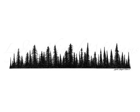 Tattoo Ideas, Pine Tree Tattoo, Tattoo Tree, Tattoos Piercing, Treeline Tattoo, Tree Line Tattoo, Silhouette Tattoos, Tattoo Mountain Treeline Tattoo, Tree Line Tattoo, Anklet Tattoo, Natur Tattoo Arm, Voll Arm-tattoos, Tree Silhouette Tattoo, Pine Tattoo, Tattoo Band, Tattoo Tree