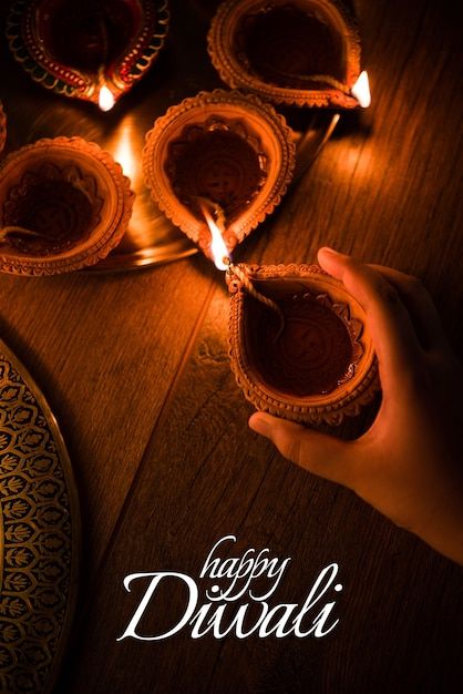 Photo happy diwali greeting card design ... | Premium Photo #Freepik #photo #pooja #diwali-rangoli #deepavali #indian-festival Diwali Celebration Images, Happy Diwali Pictures, Happy Diwali Photos, Diwali Greeting, Diwali Greeting Cards, Diwali Pictures, Creative Advertising Photography, Diwali Photos, Diwali Lights