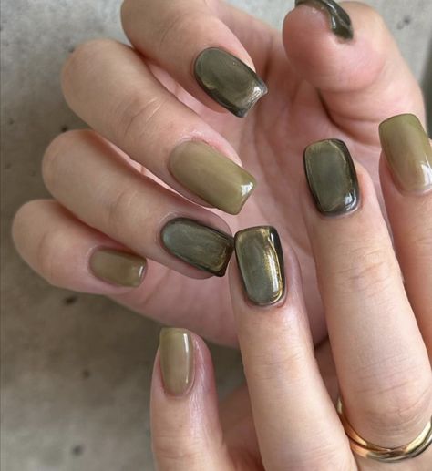 Grey Gel Nails, Hello Nails, Nagel Inspo, Dream Nails, Funky Nails, Fire Nails, Minimalist Nails, Chic Nails, Nail Polishes