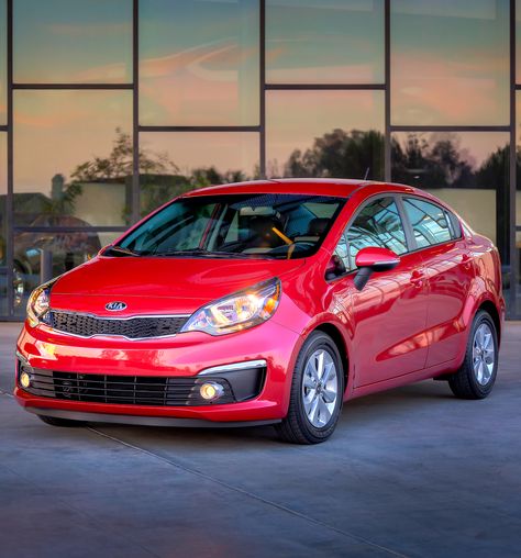 With two new available colors and an array of new features, the new 2016 Kia Rio sedan is FUNctional. Read more: http://www.kiamedia.com/us/en/media/pressreleases/9890/2016-rio-sedan-debuts-at-chicago-auto-show Kia Rio Sedan, Car Buying Guide, Chicago Auto Show, Kia Motors, 2017 Cars, Kia Rio, Compact Cars, Rio 2016, Blue Books