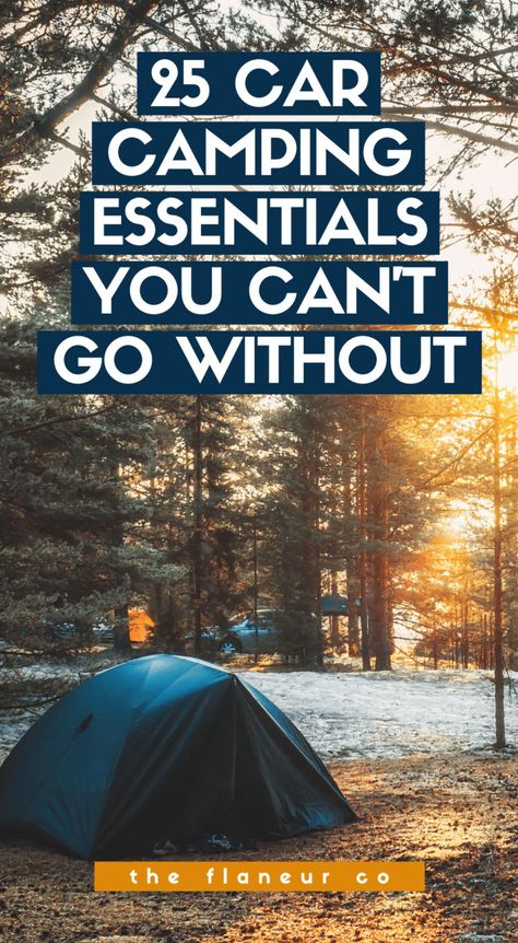 Car Camping Hacks, Car Camping Essentials, Camping Essentials List, Water Survival, Suv Camping, Camping Must Haves, Camping List, Urban Survival, Camper Life