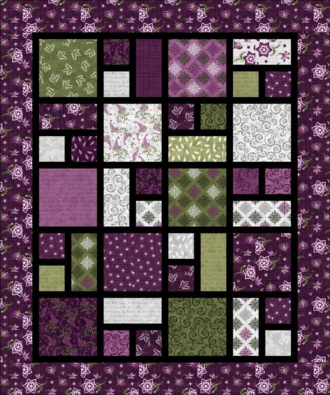 Five Quilt Patterns for Beginner Quilters – Create Beautiful Quilts Open Gate, Charm Pack Quilt Patterns, Layer Cake Quilt Patterns, Charm Square Quilt, Quilt Blocks Easy, Wooden Gate, Big Block Quilts, Fabric Panel Quilts, Layer Cake Quilts