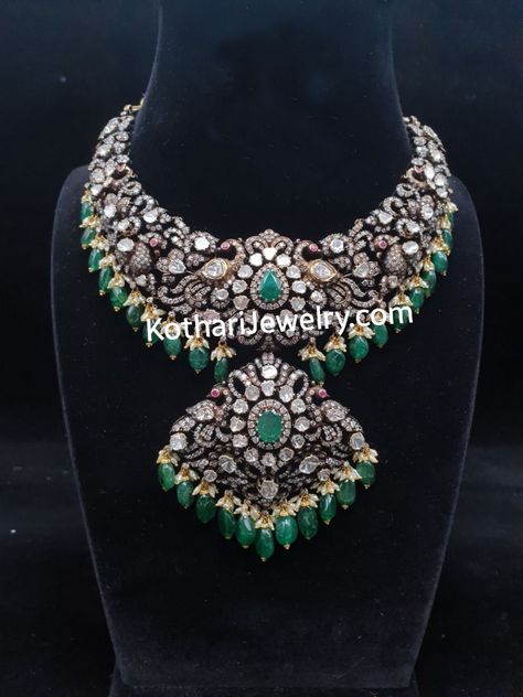 Victoria Sets Gold, Diamond Necklace Set South Indian, Latest Victorian Jewellery, Victorian Sets Gold, Victoria Necklace Indian, Victorian Sets Jewellery, Gold Victorian Necklace, Victoria Jewellery Design Indian, Polka Jewellery