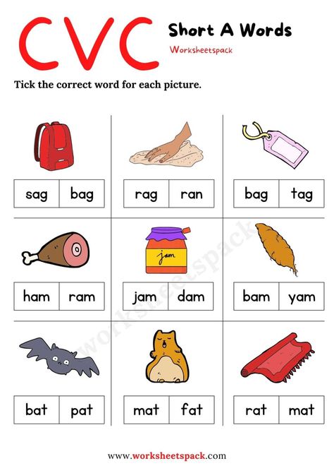 Free Short I Worksheets for Kindergarten - worksheetspack A Worksheets For Kindergarten, Phonic Reading, Short I Worksheets, Short A Worksheets, Phonic Sounds, School Procedures, Free Reading Comprehension Worksheets, 1st Grade Reading Worksheets, Family Worksheets