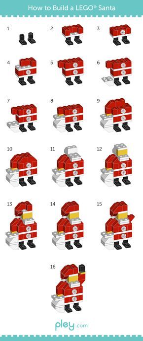 LEGO kerstman Lego Fish, Lego Santa, Lego Advent, Lego Challenge, Lego Club, Lego Christmas, Lego Diy, Lego Activities, Lego Craft