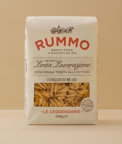 Vintage Pasta Packaging, Pasta Packaging Photography, Pasta Sauce Packaging, Pasta Branding, Pasta Packaging Design, Rummo Pasta, Pasta Packaging, Pasta Brands, Pasta Box