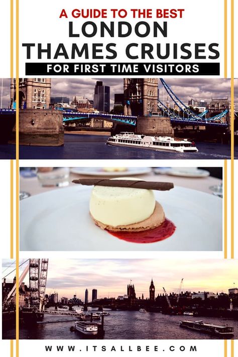 10 Of Best London River Cruises You Have To Experience At Least Once | ItsAllBee Thames River Cruise, Musical London, Highgate Cemetery, London Kensington, London Tours, London Trip, Dinner Cruise, Kensington London, River Cruise