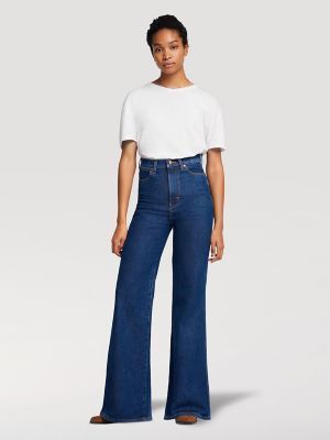 4d6e4749289c4ec58c0063a90deb3964desc51132306ri Ski Patrol, High Rise Bootcut Jeans, Patched Jeans, Striped Jeans, Cropped Jeans, Wide Leg Jeans, Capsule Wardrobe, Flare Jeans, Bell Bottom Jeans