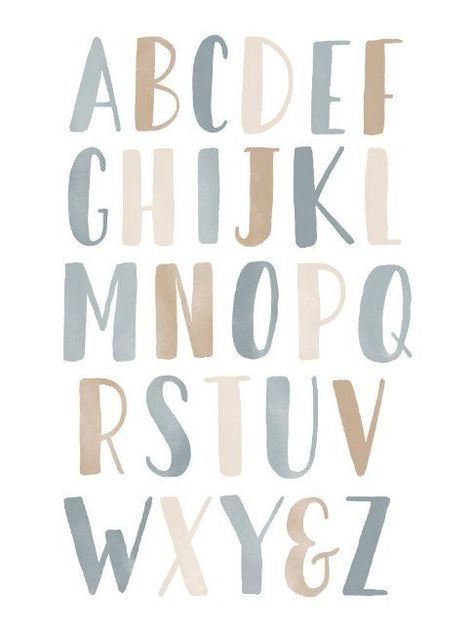 Boho Alphabet Letters, Boho Alphabet, Struktur Teks, Alfabet Font, Lettering Styles Alphabet, Lettering Guide, Baby Poster, Alfabet Letters, Abc Poster